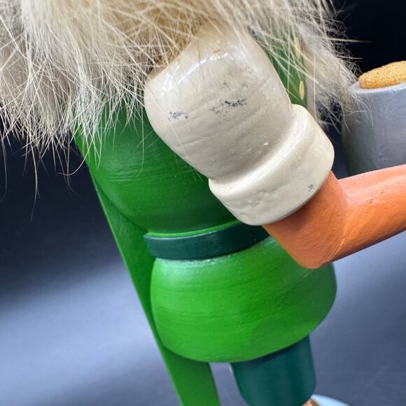 Vintage Ver Hodrewa Rosenthal Wood Nutcracker Oktoberfest Germany Green Pub Beer - Picture 9 of 14